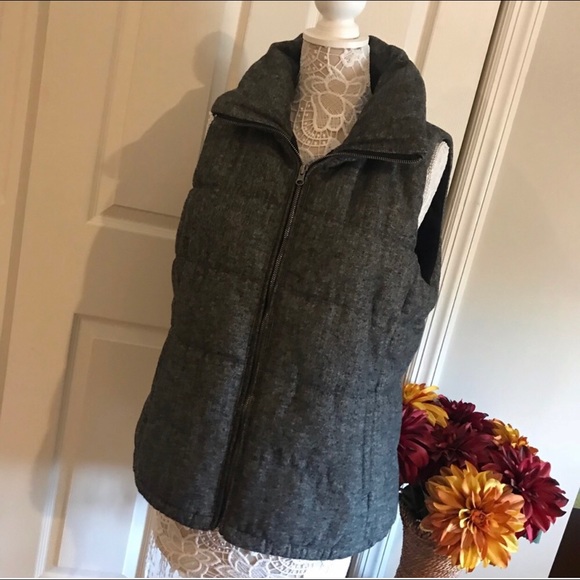 Old Navy Jackets & Blazers - Wool Textured Puffer Vest